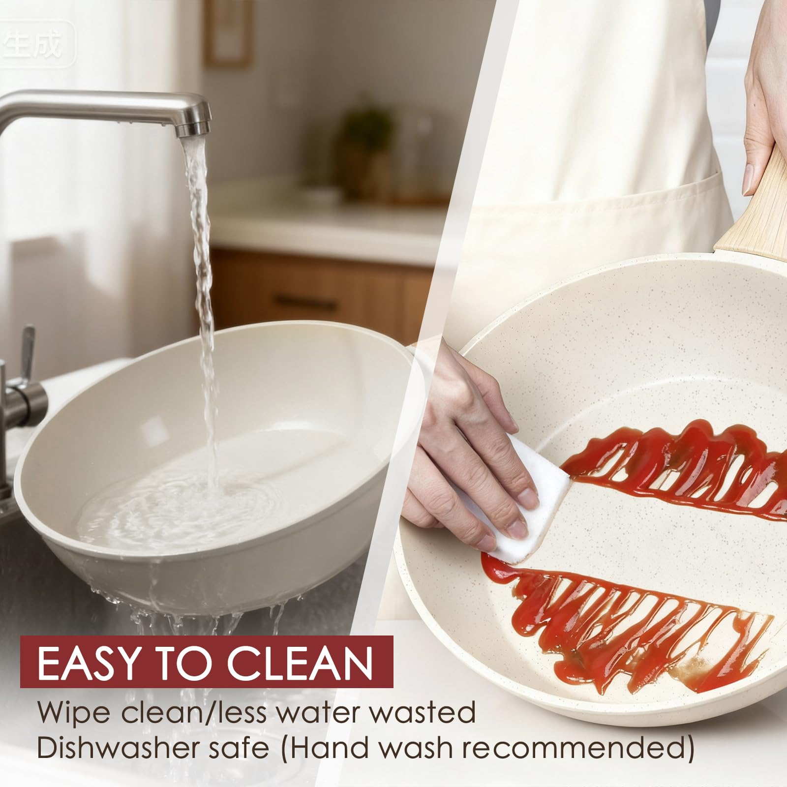 KIKCOINE Pots and Pans Set Non Stick 31 Piece Kitchen Non stick Cooking Cookware Sets